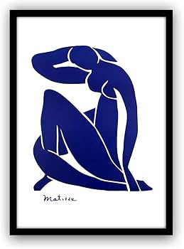 額装絵画　アンリ・マティス ブルーヌード1 リトグラフ　限定36部 アンリマチス アンリ・マティス 「ブルーヌード・Ⅰ」 | | アトリエ・ブランカ